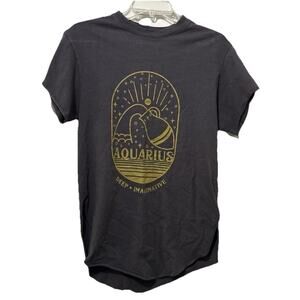 Pebby Forevee Aquarius Tee Deep Imaginative Vintage-Inspired Shirt Size Small